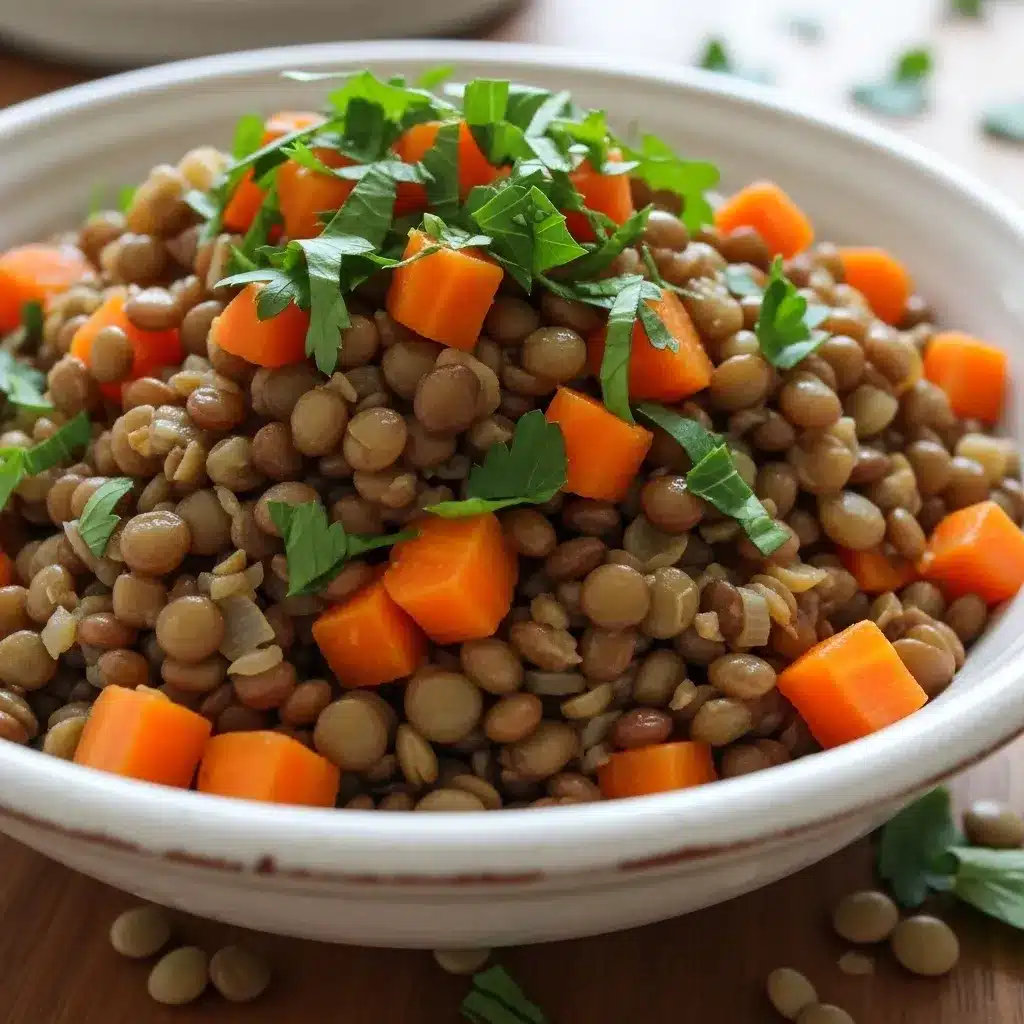 Lentilha com Cenoura e Salsinha