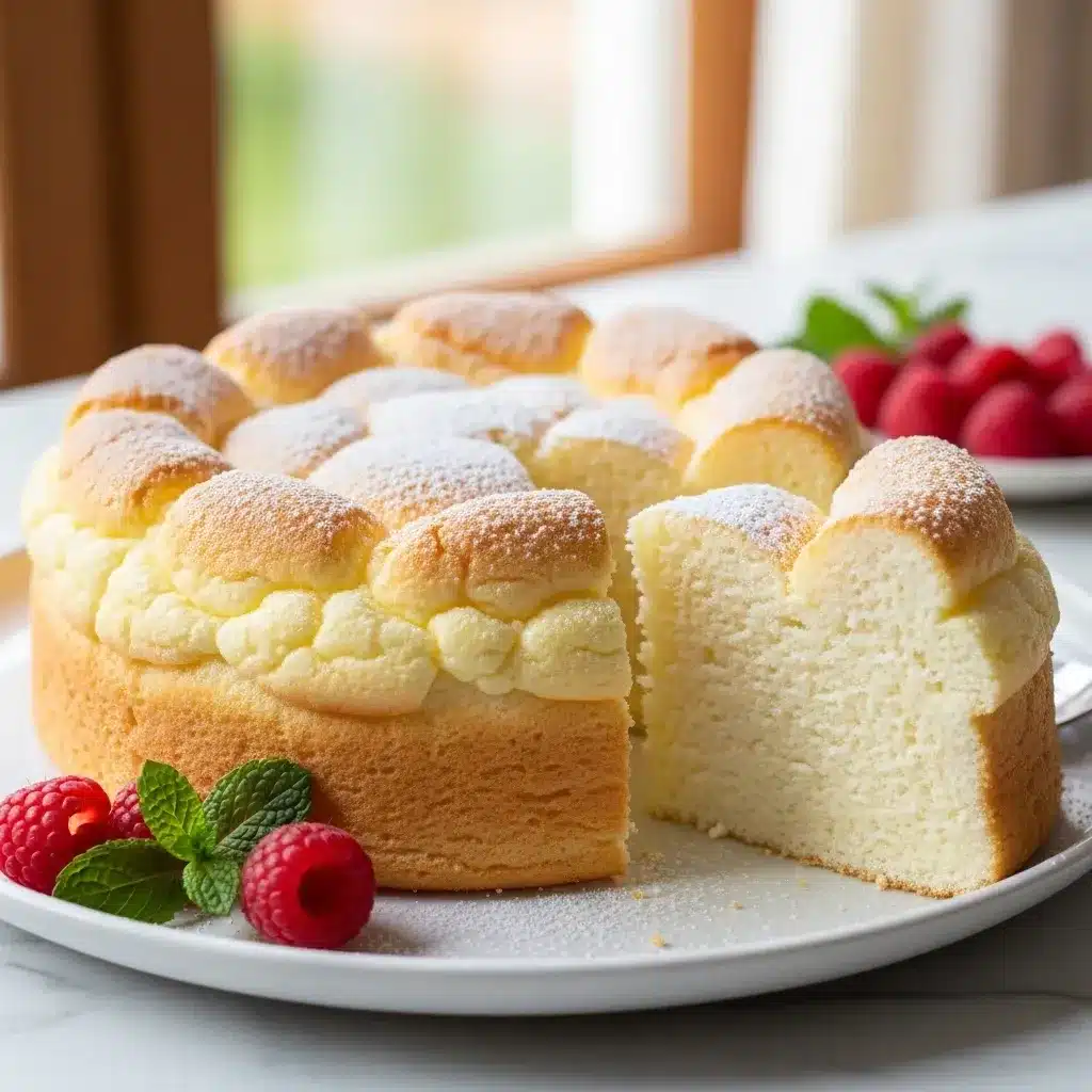 Bolo nuvem sem glúten