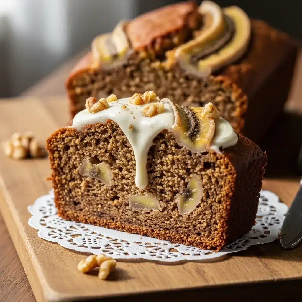 Receita de pão de banana Amish