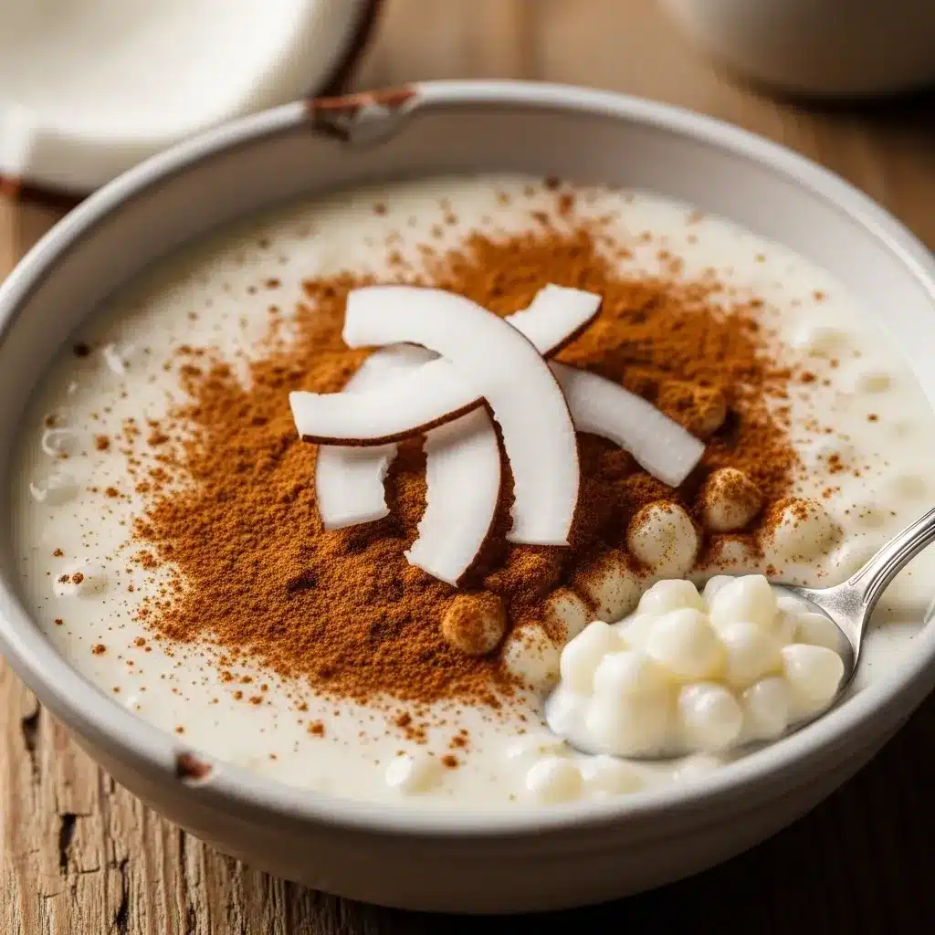 Canjica Cremosa com leite de coco