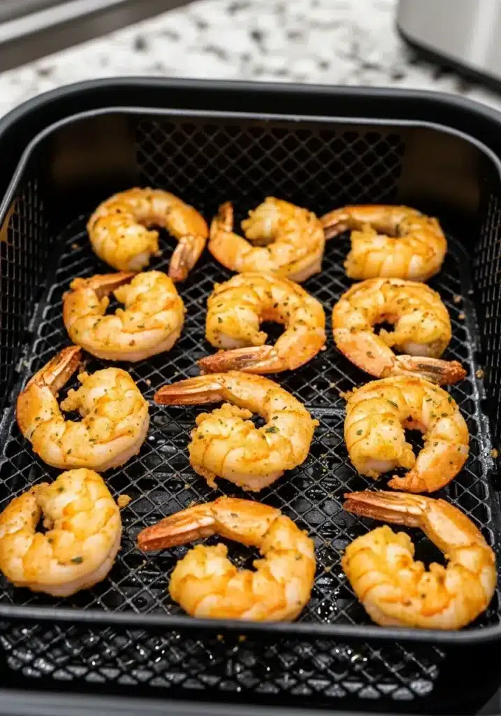 camarão na air fryer