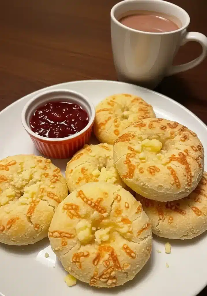 Biscoito Medalhão De Queijo Fácil