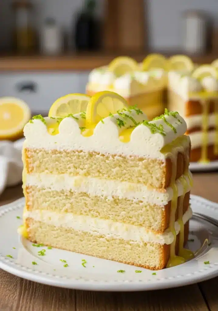 Bolo de Limão Fofinho e Cremoso