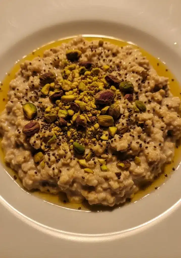 Aveia Noturna com Pistache e Flor de Laranjeira