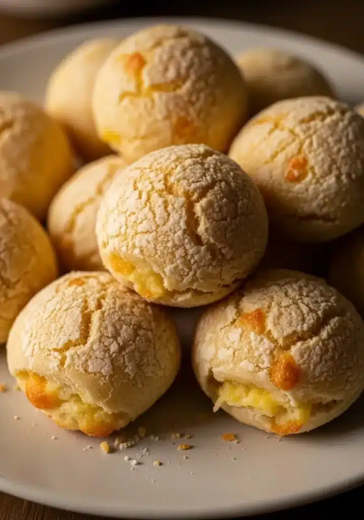 biscoito de queijo assado