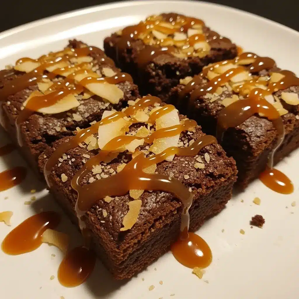 Brownies Samoa de Mistura para Bolo