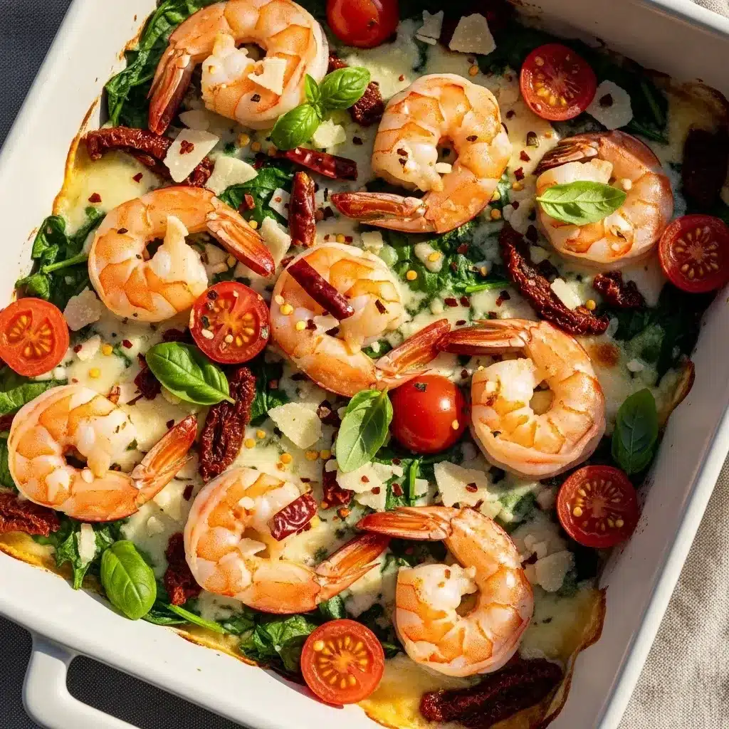 Assado Toscano de Camarão Low-Carb