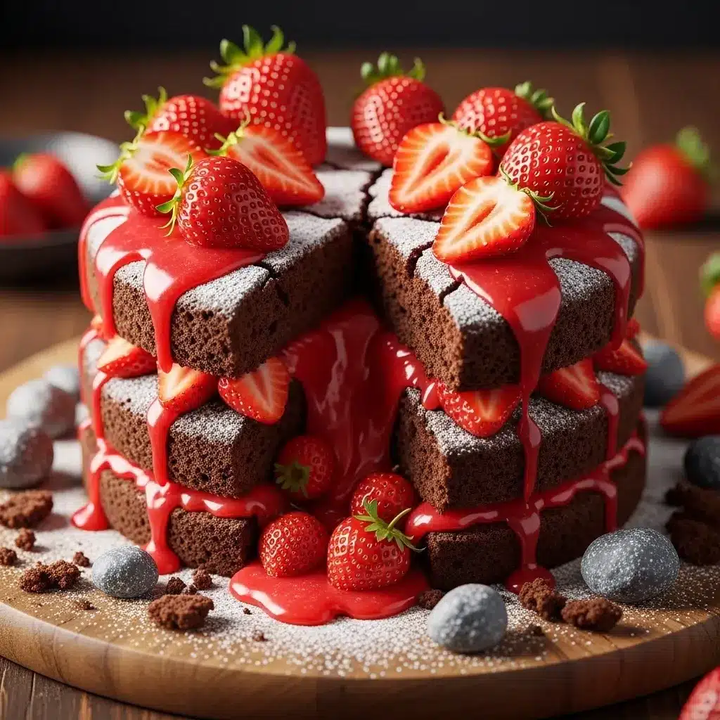 Bolo Terremoto de Morango