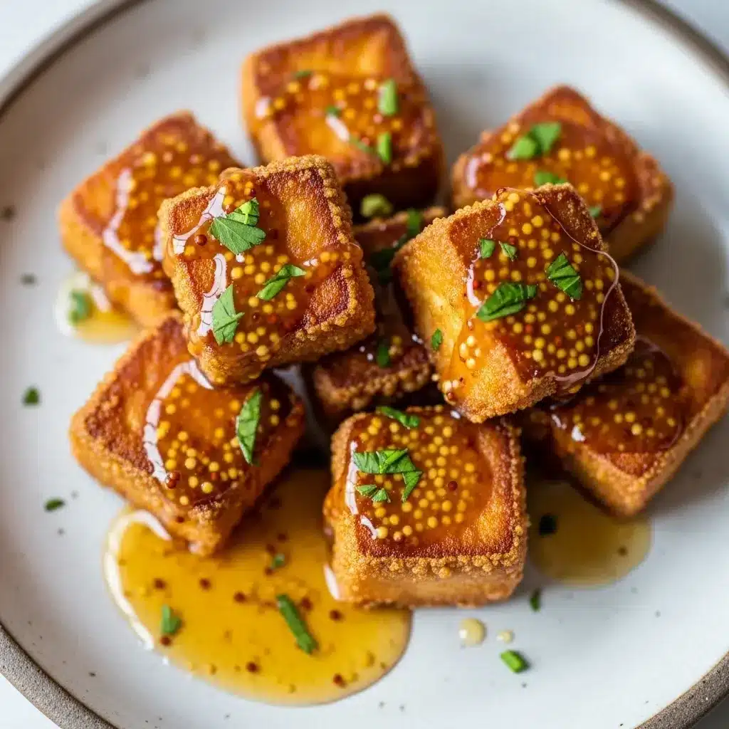 Tofu Crocante com Mostarda e Mel