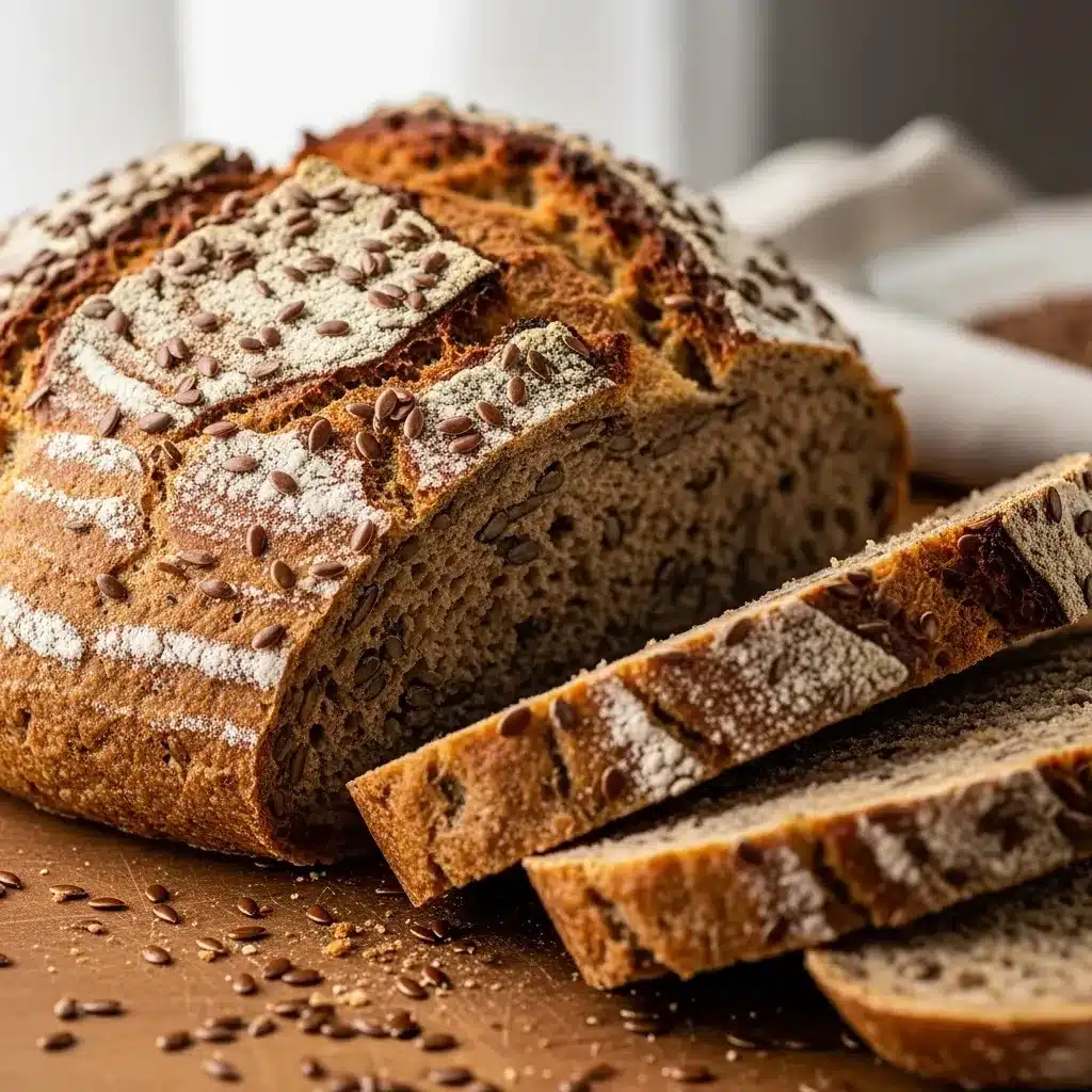 Pão Saudável de Linhaça Sem Farinha