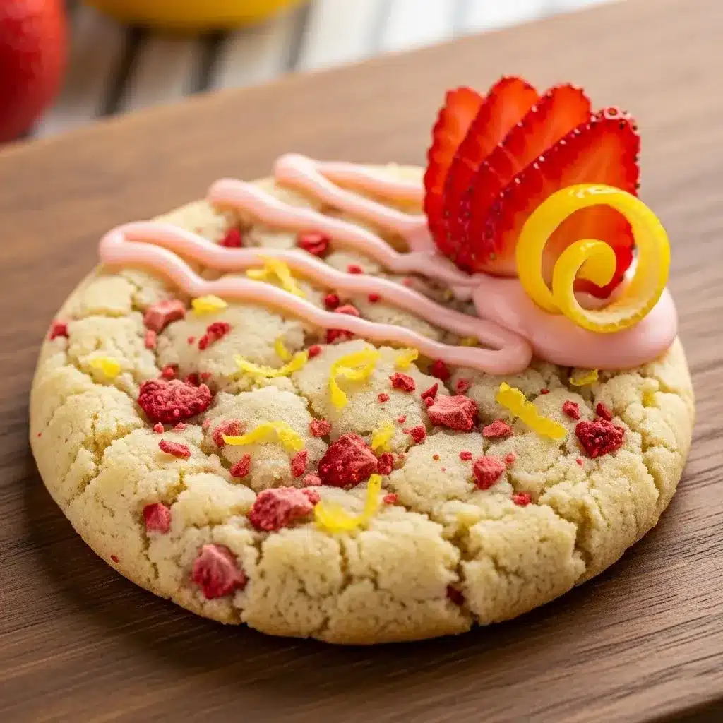 Biscoito de Limonada de Morango