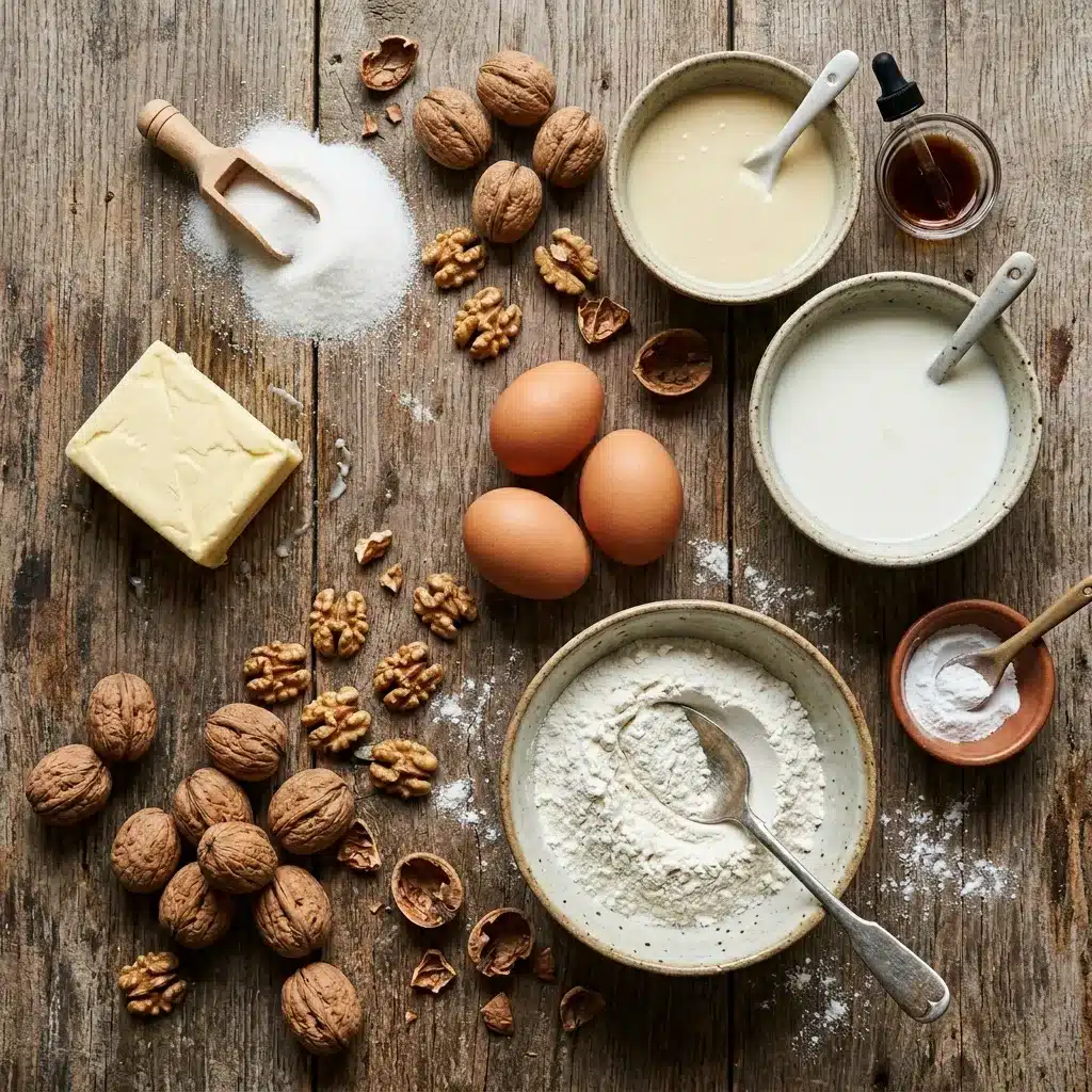 Bolo de Nozes Irresistível e Cremoso