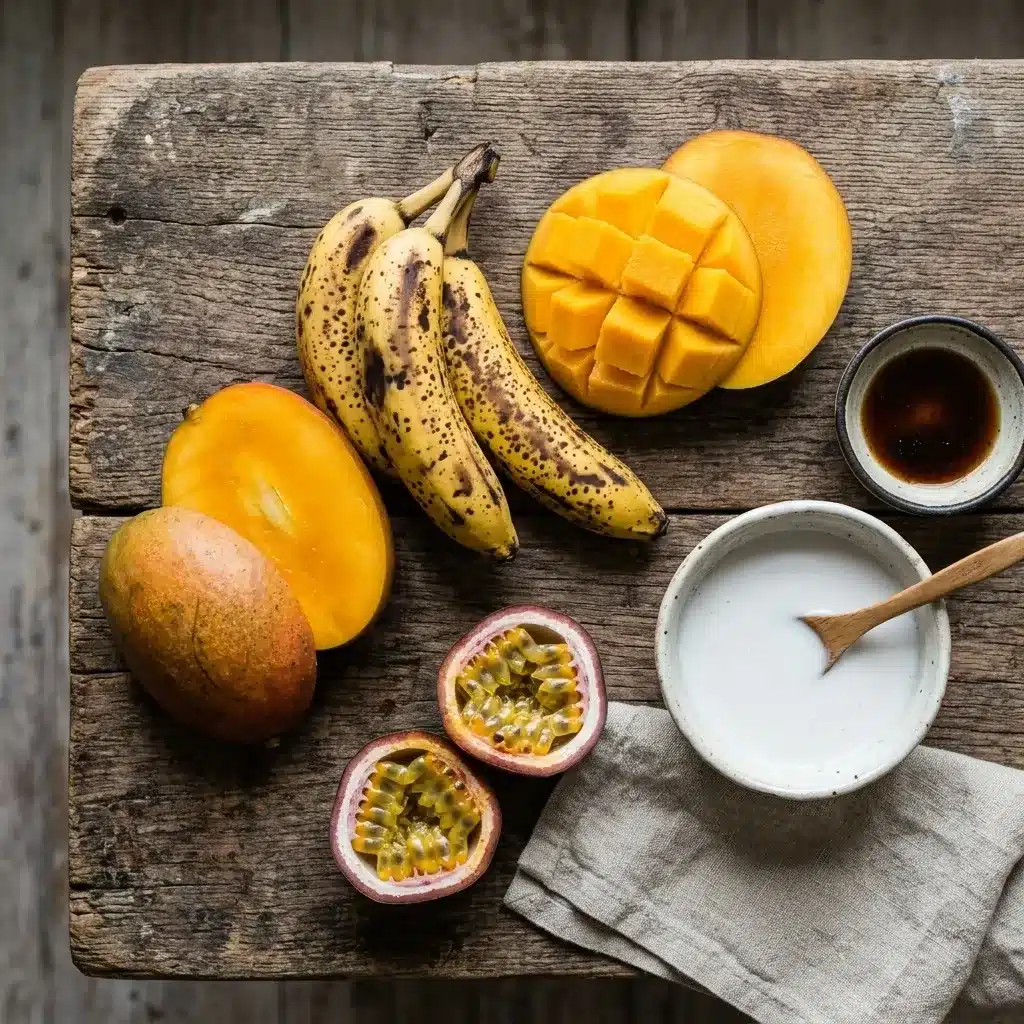 Sorvete Vegan de Frutas Refrescante