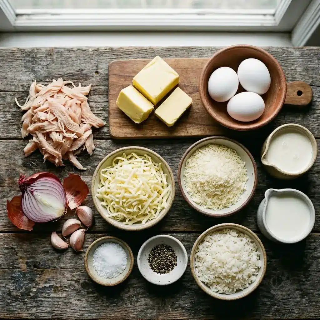 Receita de arroz de forno com queijo