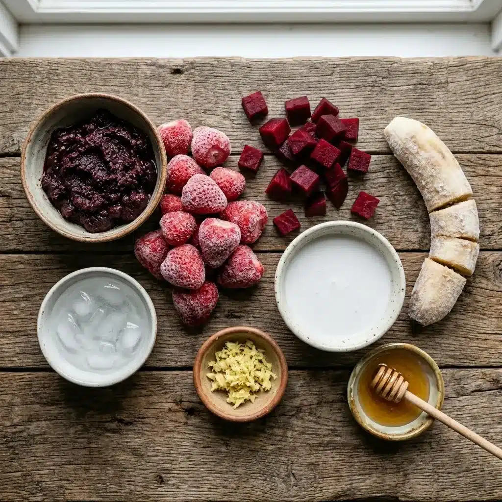 Smoothie Vermelho Antioxidante Total
