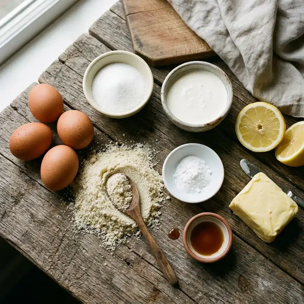 Receita de bolo nuvem cetogênico