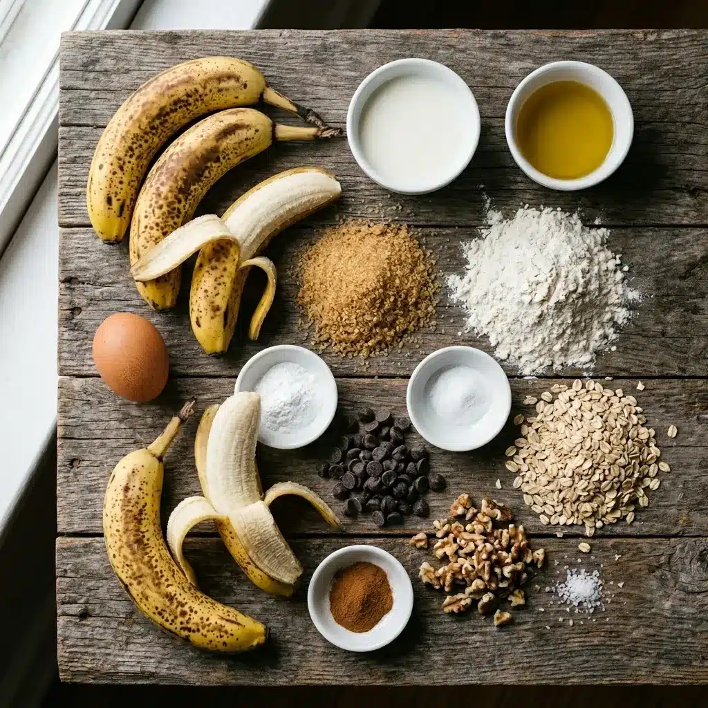 Muffin de Banana e Canela com Aveia