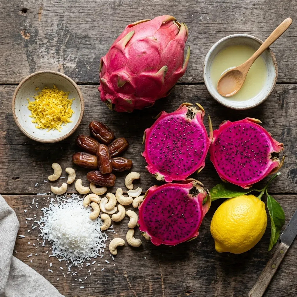 Docinho de Pitaya e Limão Siciliano