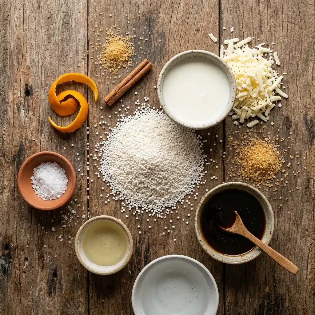 Dadinho de Tapioca Doce com Calda de Melado
