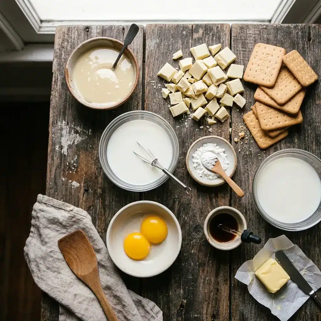 Pavê de Chocolate Branco