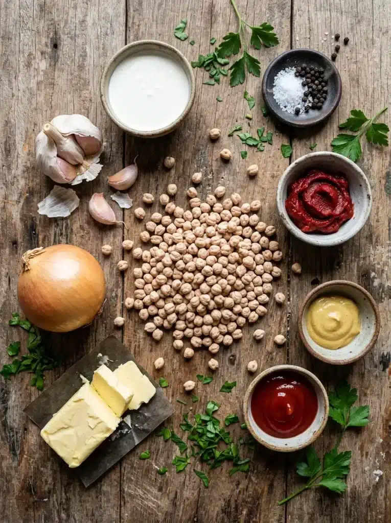 Receita de strognoff de Grão de Bico