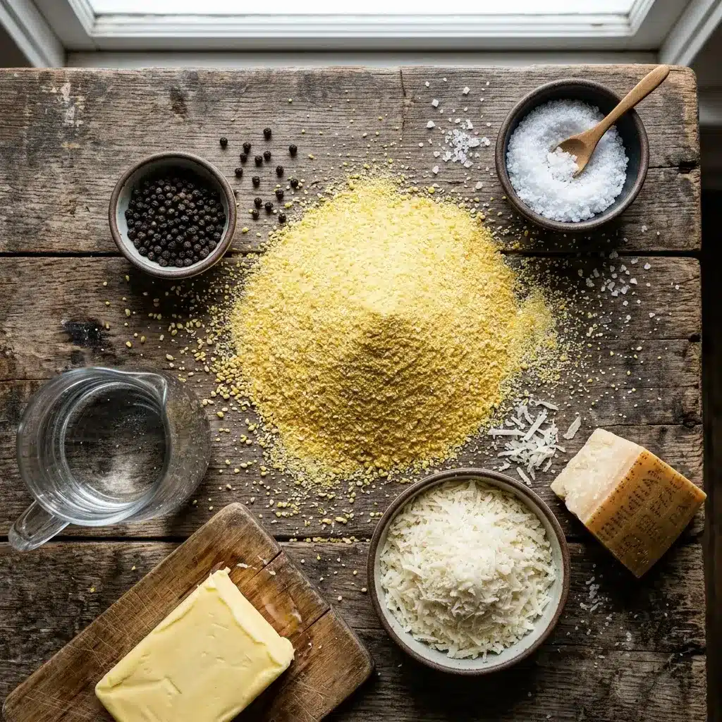 Cremige Polenta mit Parmesan