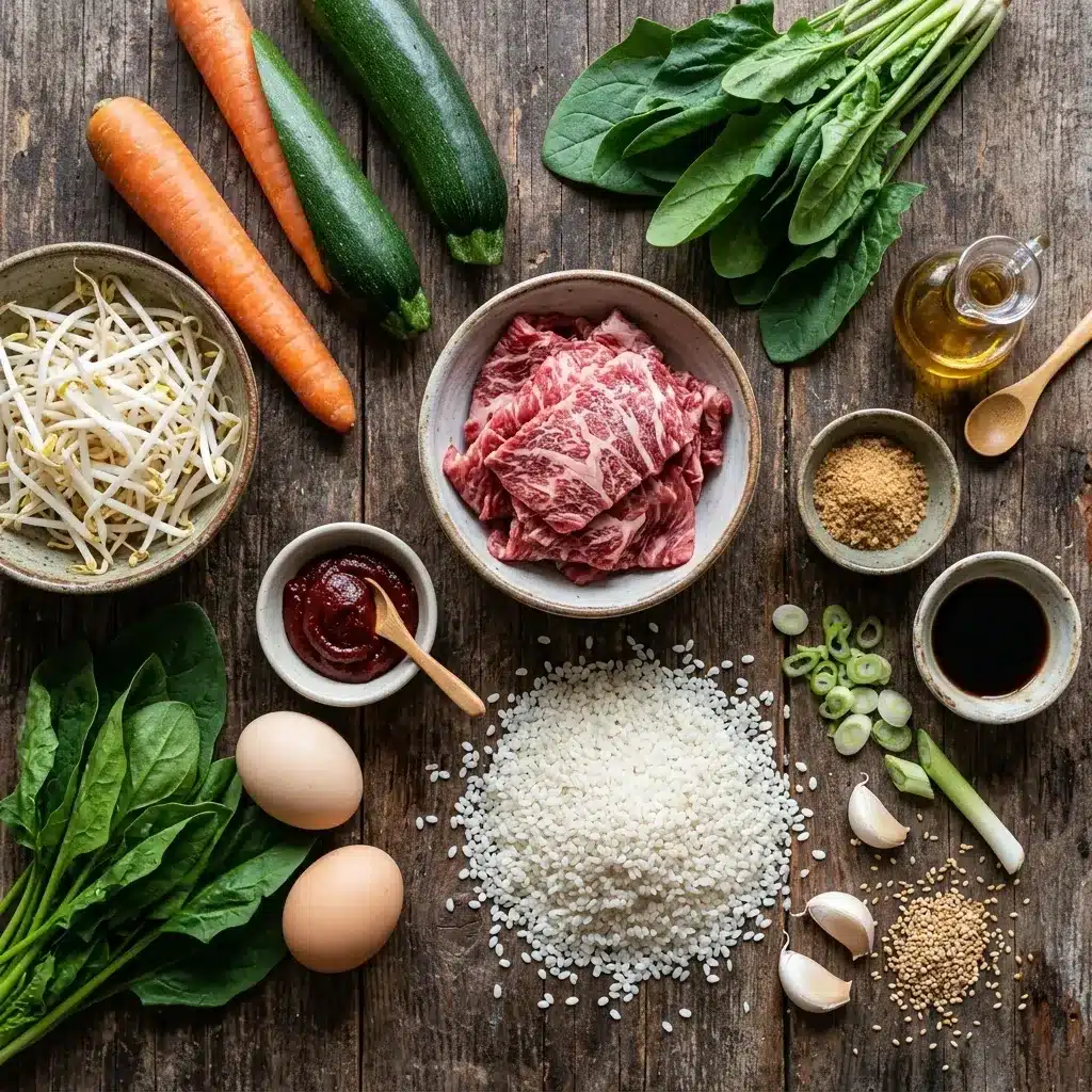 Receita de Bibimbap Coreano
