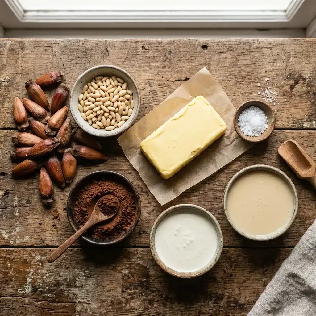 Brigadeiro gourmet de pinhão