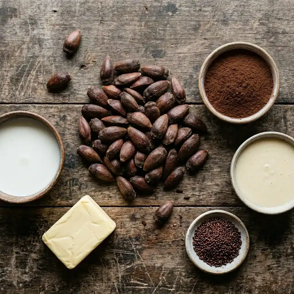 Brigadeiro de colher de pinhão