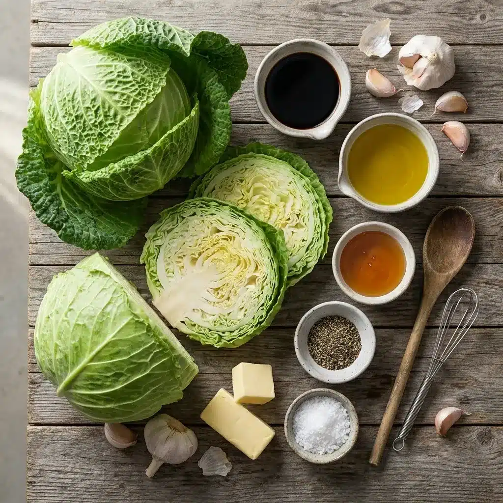 Receita de bife de repolho balsâmico
