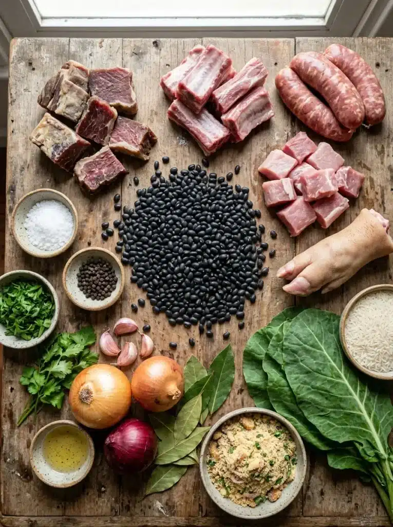 Feijoada Carioca (acompanhada de arroz e couve)