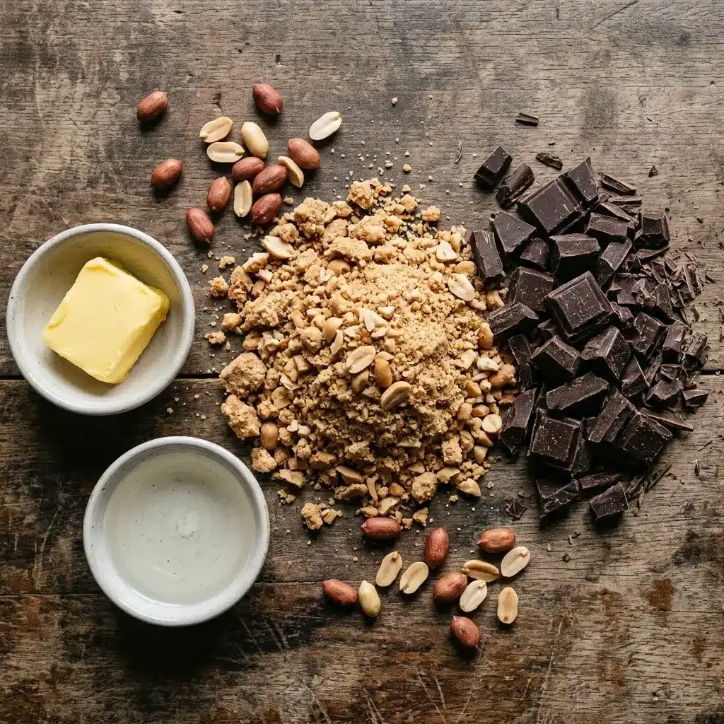 Paçoca coberta com chocolate meio amargo