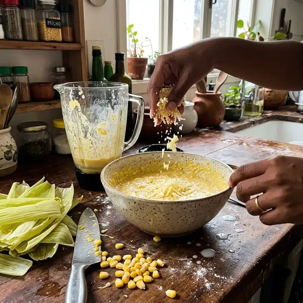 Pamonha de Queijo Sem Glúten