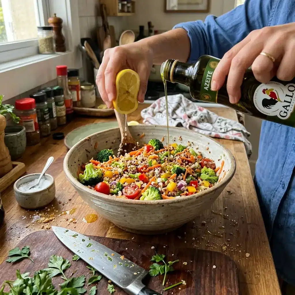 Salada de Quinoa com Legumes