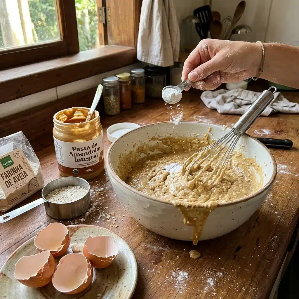 Bolo saudável de amendoim