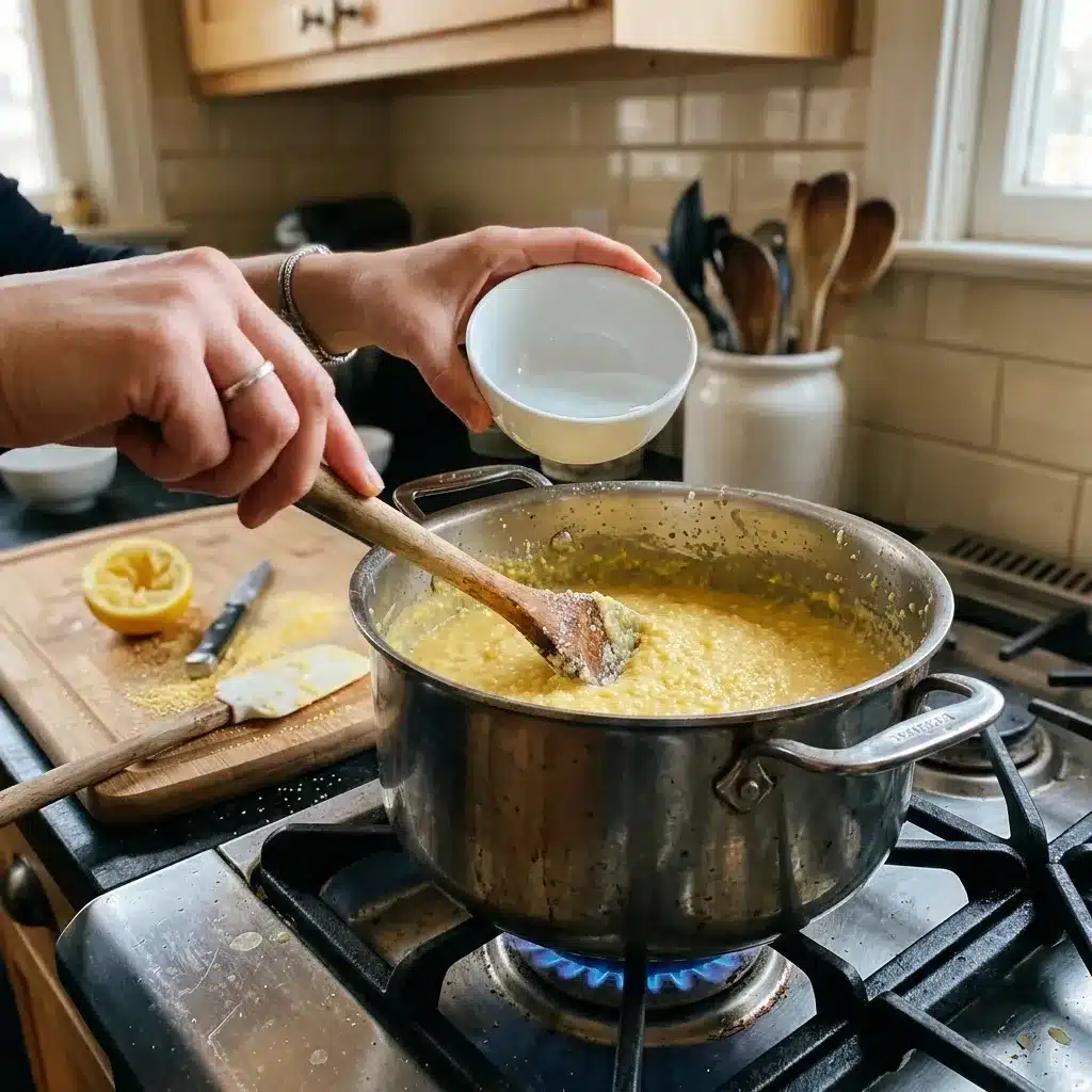 Polenta Cremosa Sem Glúten