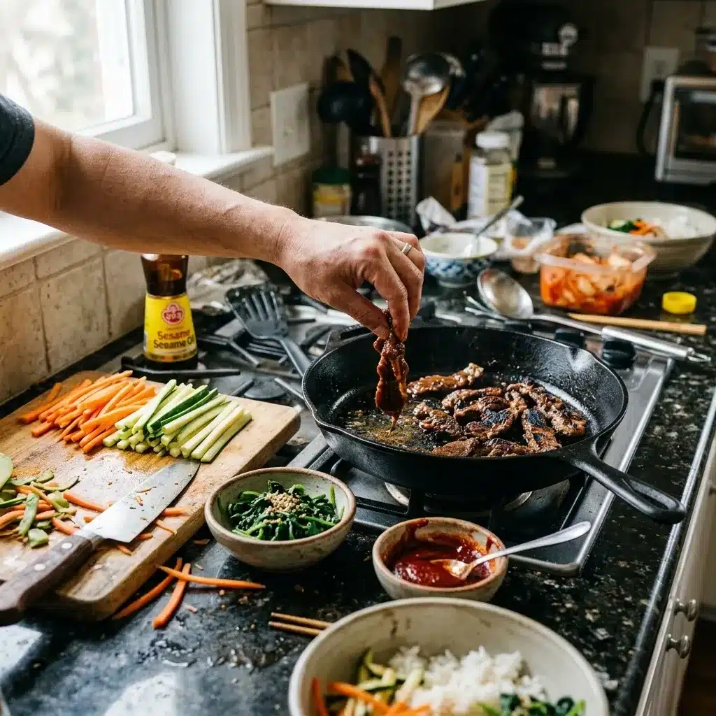 Receita de Bibimbap Coreano