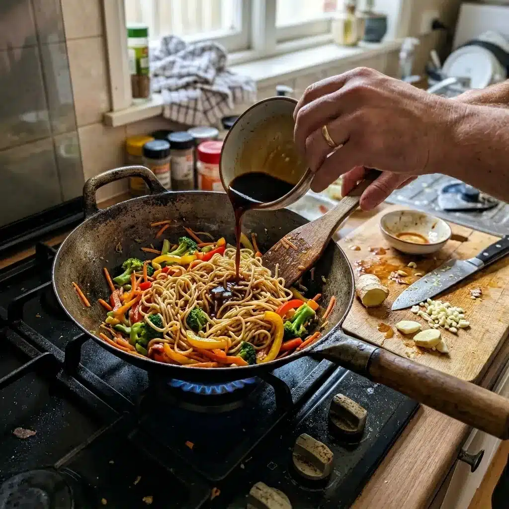 Receita yakisoba vegetariano