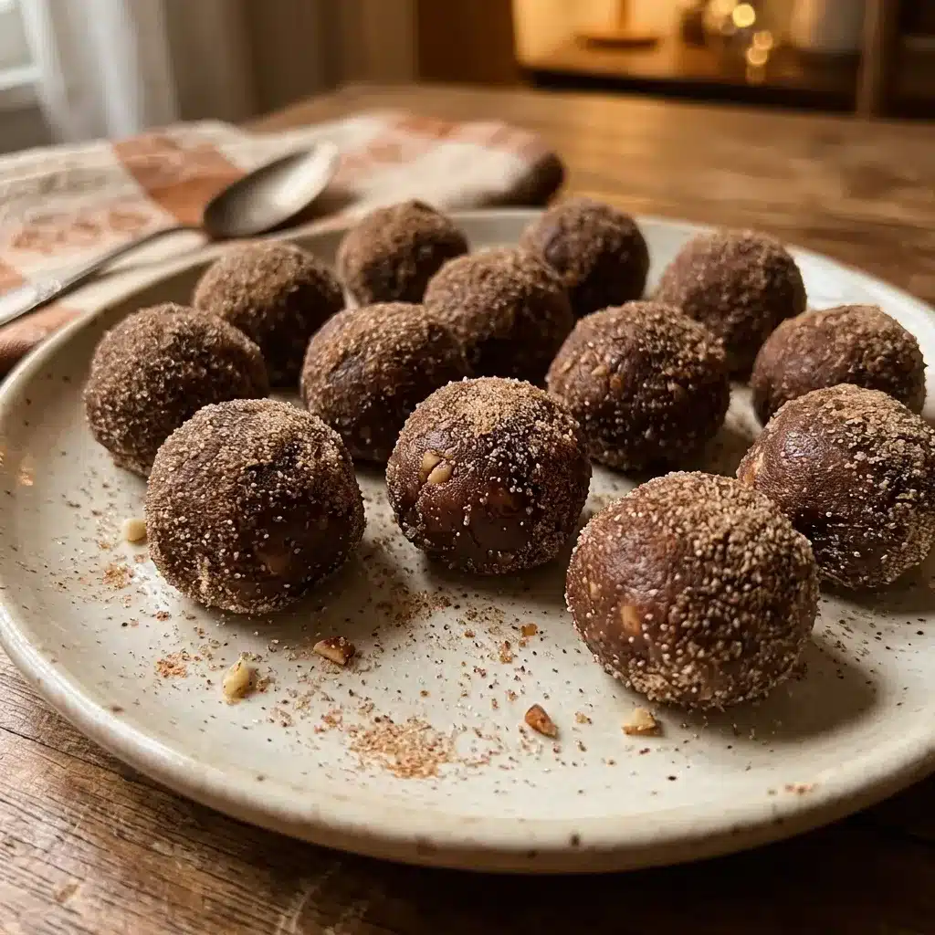 Brigadeiro de pinhão com canela