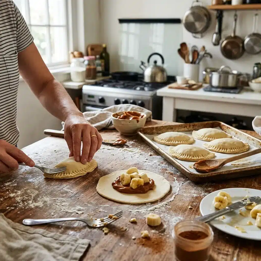 Banana Empanada com Doce de Leite Fácil e Rápida