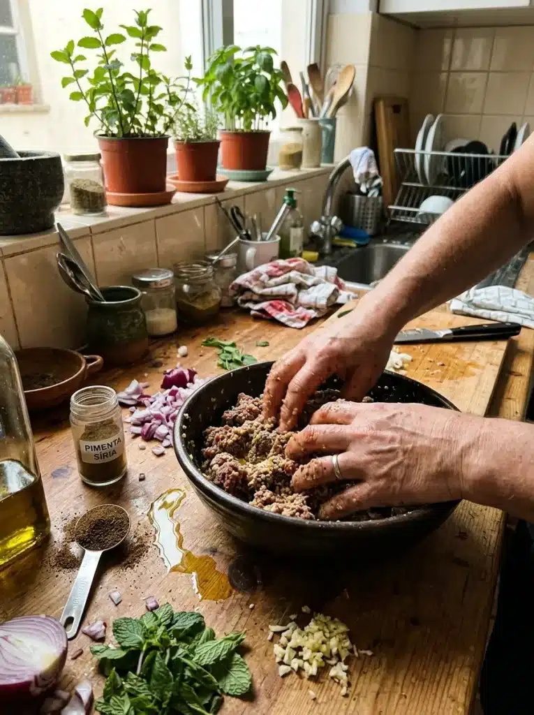 Kibe de forno recheado com queijo