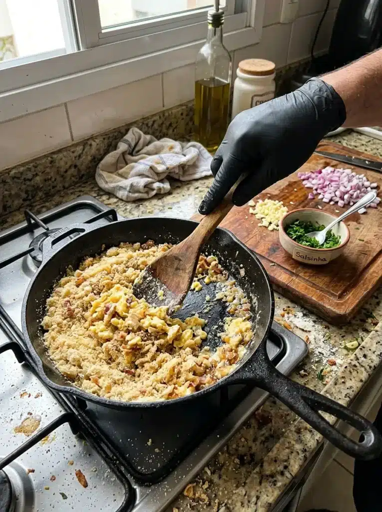 Farinha de mandioca é energética