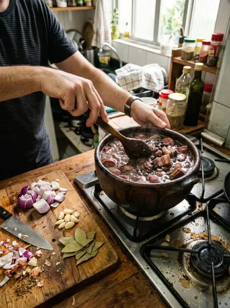 Feijoada Carioca (acompanhada de arroz e couve)