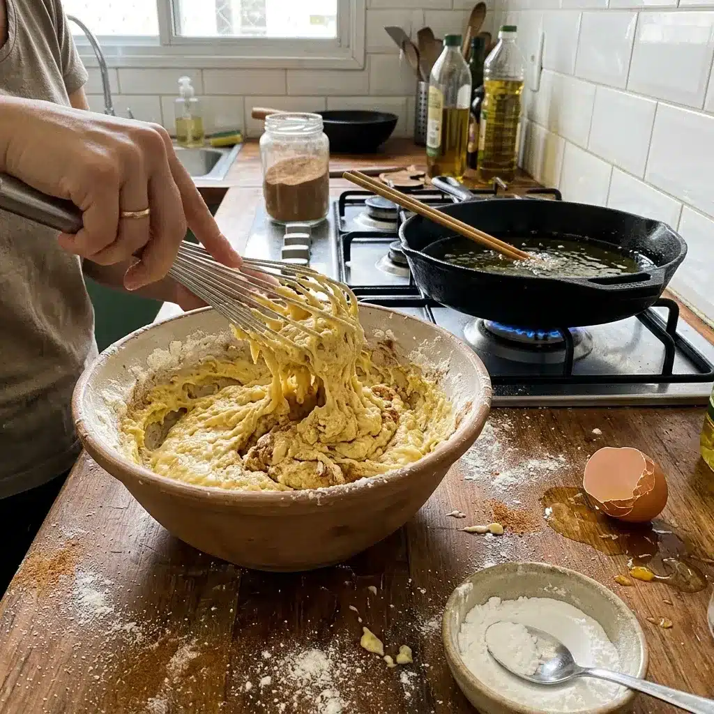 Bolinho de Chuva com Canela e Açúcar