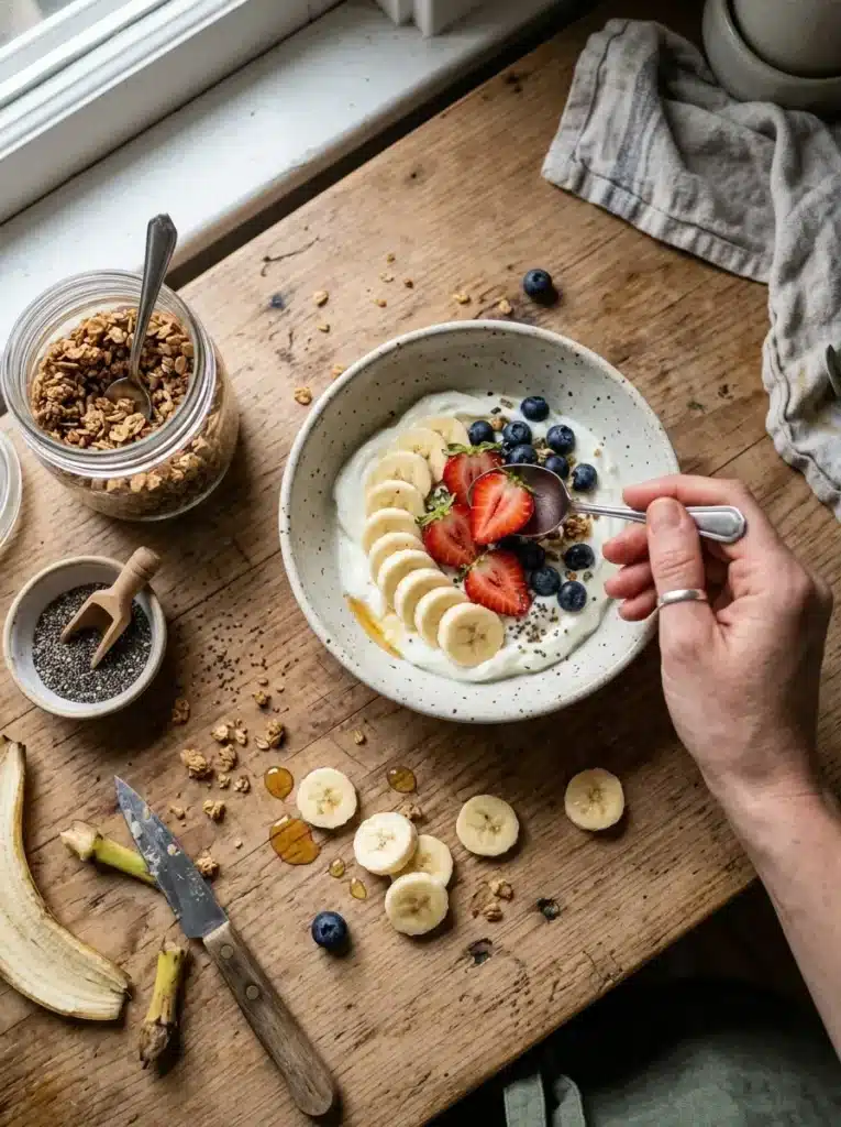 Iogurte Energético com Super Frutas