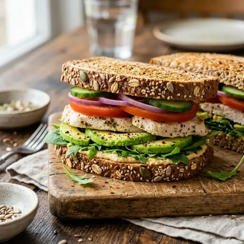 Sanduíche Natural Fit e Nutritivo