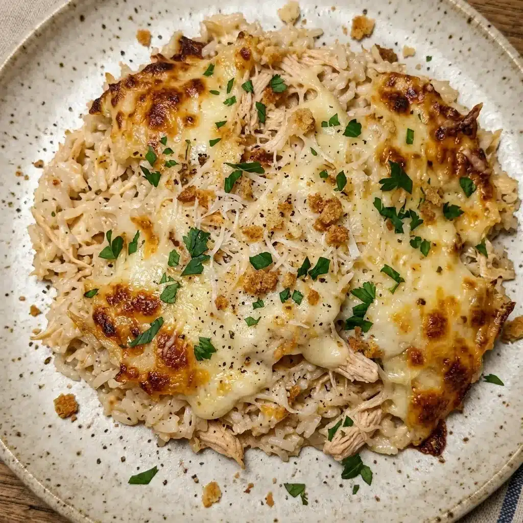 Receita de arroz de forno com queijo