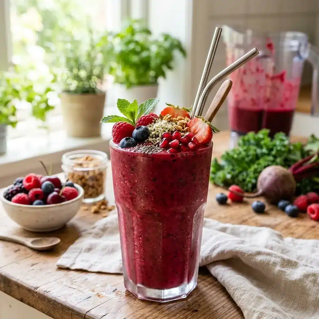 Smoothie Vermelho Antioxidante Total
