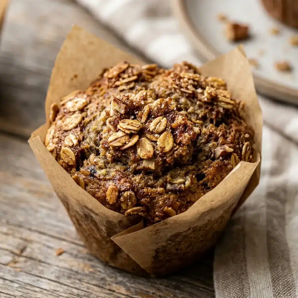 Muffin de Banana e Canela com Aveia