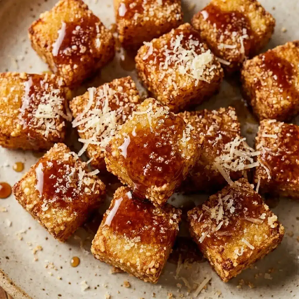 Dadinho de Tapioca Doce com Calda de Melado